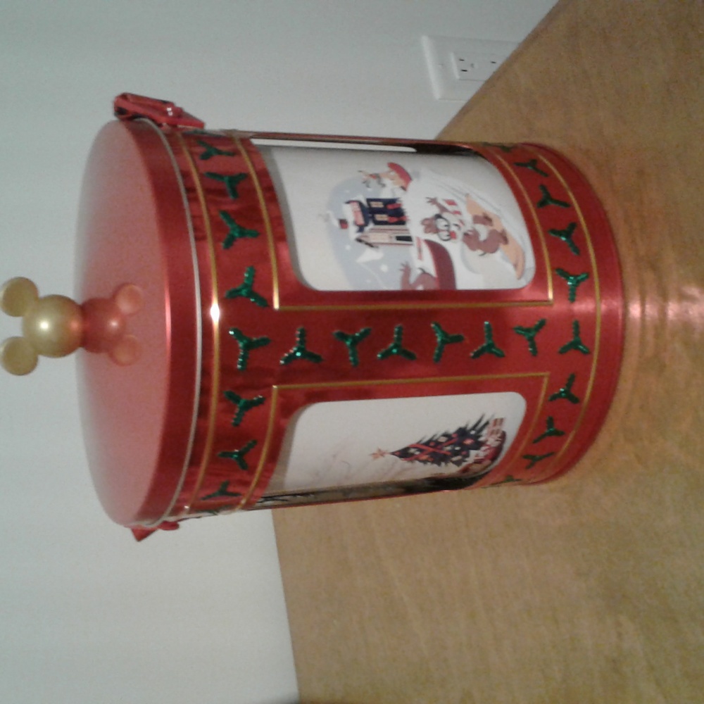 Disney Holiday Musical Popcorn Tin